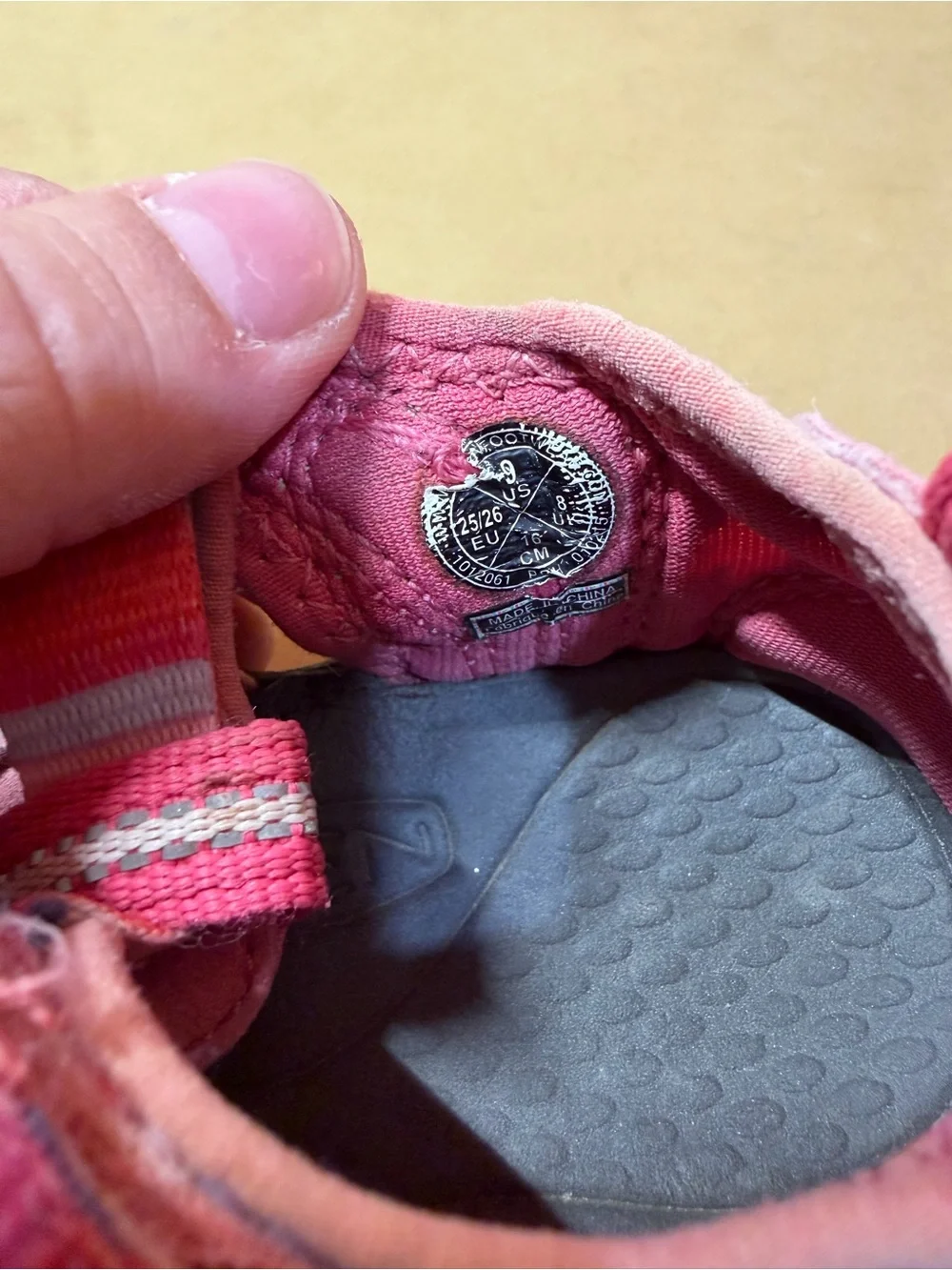 Keen Kids Pink Multi-Striped Closed-Toe Sandals